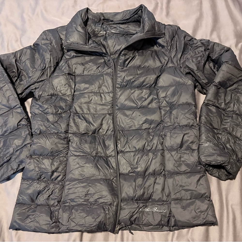 Eddie Bauer Women's Charcoal Puffer Jacket